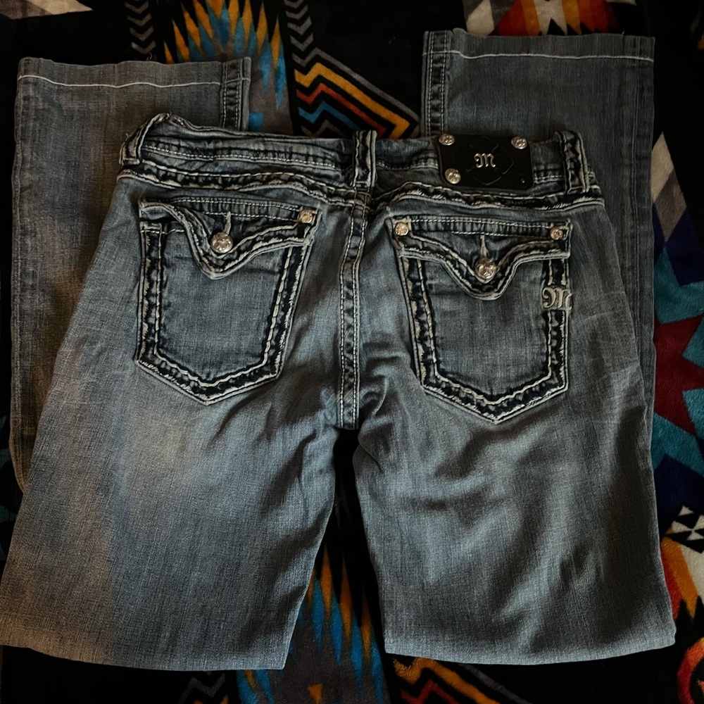 Miss Me Women's Boot Cut Jeans - Blue